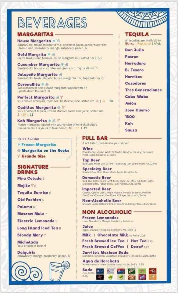 Los Mezcales - Merrill, WI menu_pic