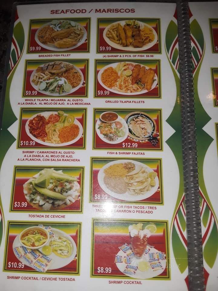 Cinco de Mayo - Lindale, TX menu_pic
