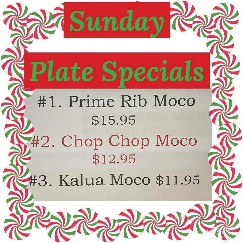 Wong's Chinese Restaurant - Hanapepe, HI menu_pic