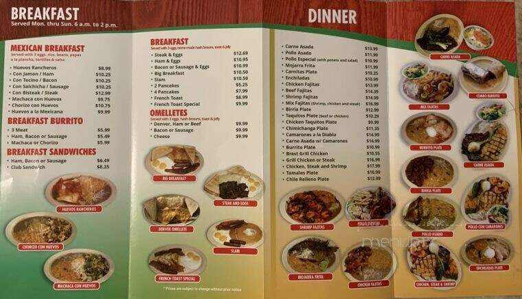 Don Angel Taqueria - Woodland, WA menu_pic