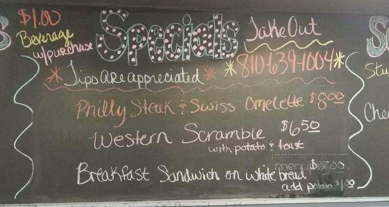 Roxy's Diner - Montrose, MI menu_pic