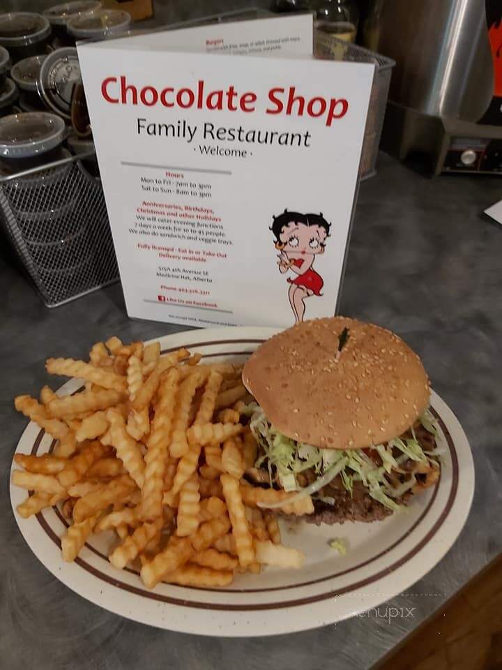The Chocolate Shop - Medicine Hat, AB menu_pic