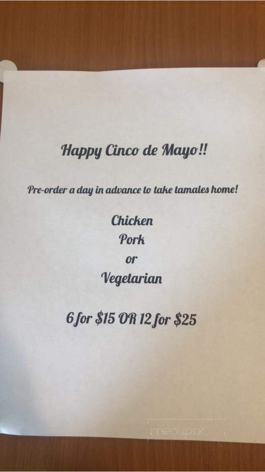 Bunk House Restaurant - Nehalem, OR menu_pic