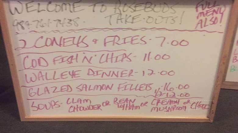 Rose Buds Cafe LLP - Clifford, MI menu_pic