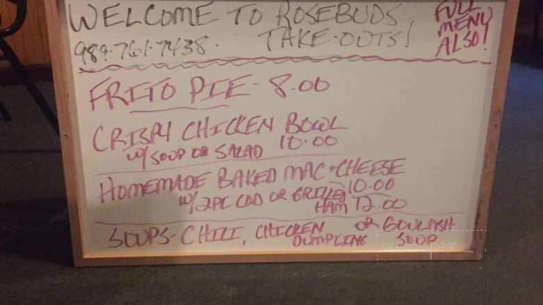 Rose Buds Cafe LLP - Clifford, MI menu_pic