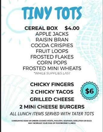 Waterrock Station - Pahrump, NV menu_pic