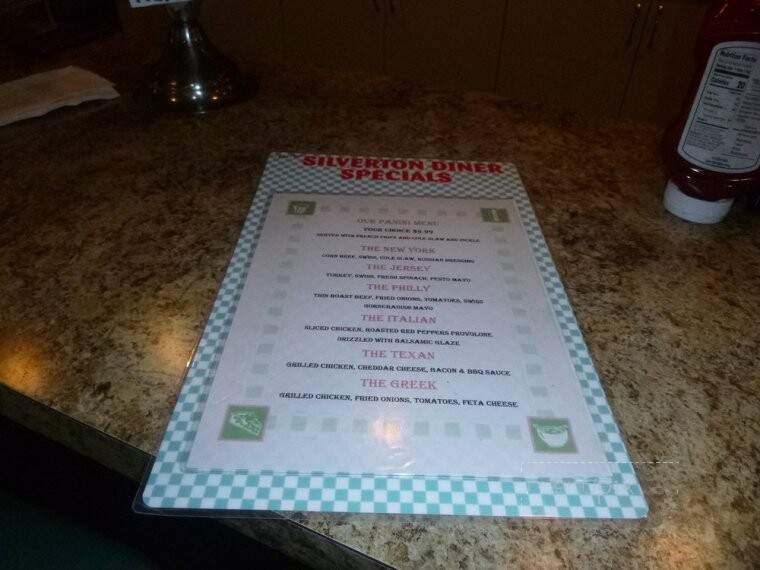 Silverton Diner - Toms River, NJ menu_pic