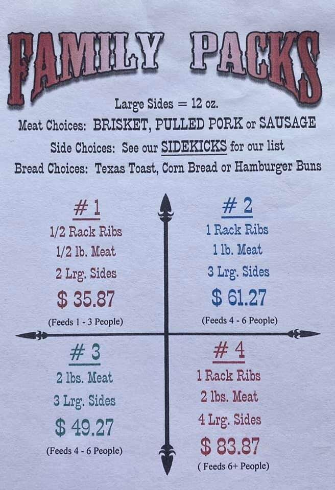 Lucky's Barbeque - Prescott Valley, AZ menu_pic
