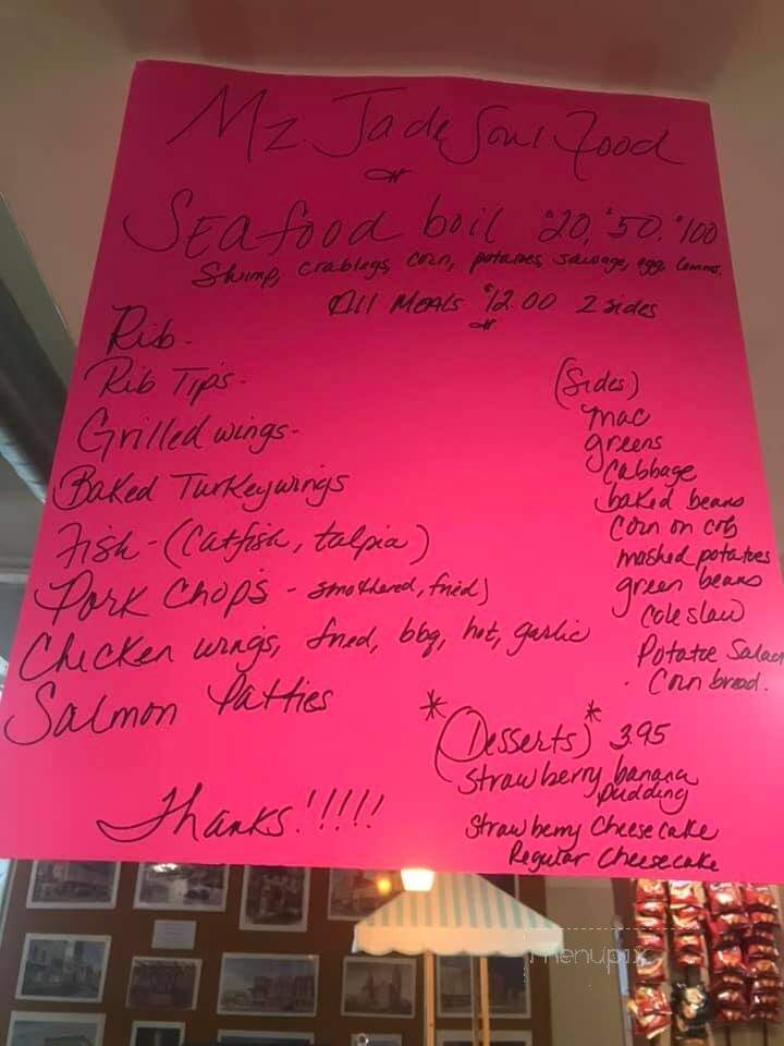 Mz. Jade's Soul Food - Middletown, OH menu_pic