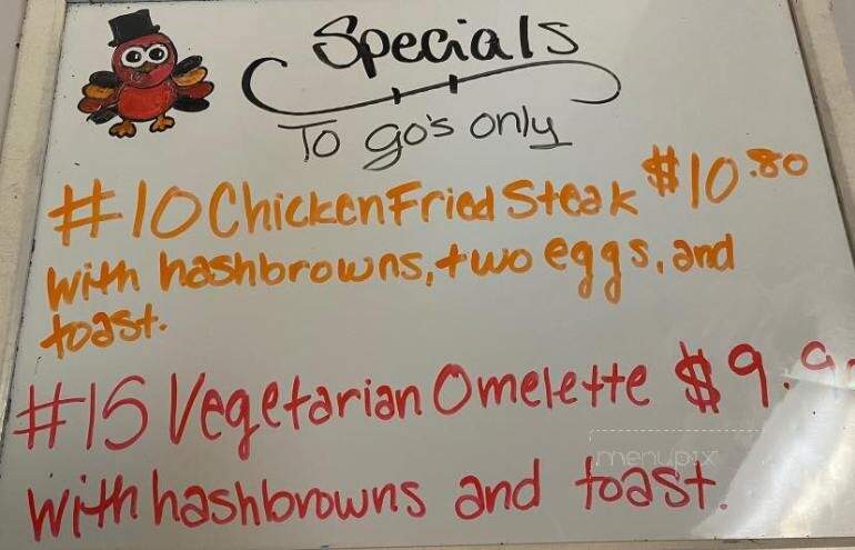 Frazier's Bakery - Coquille, OR menu_pic