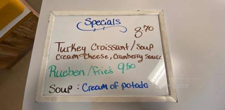 Frazier's Bakery - Coquille, OR menu_pic