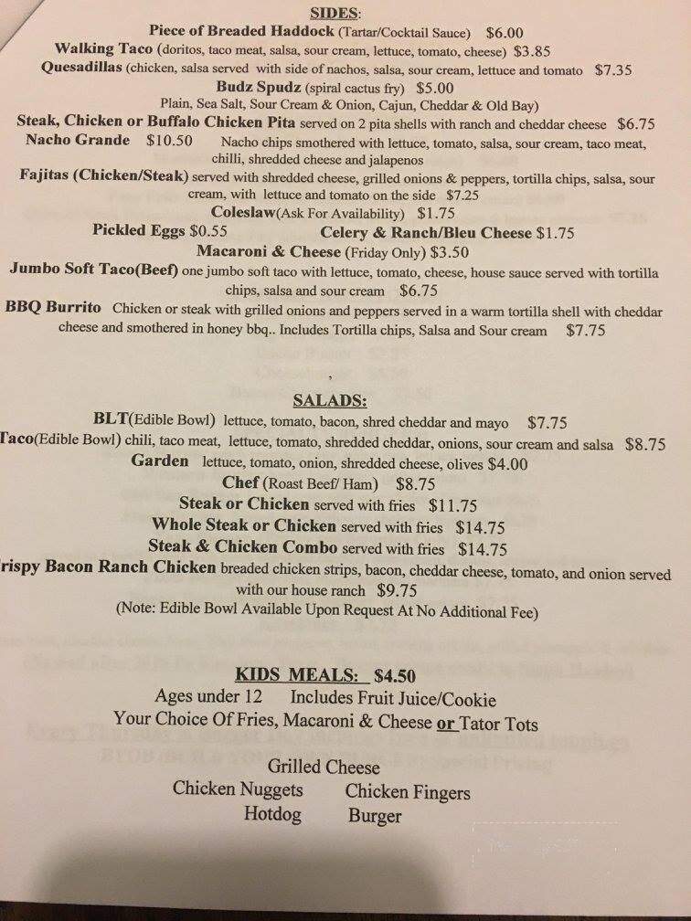 Beech Creek Hotel - Beech Creek, PA menu_pic