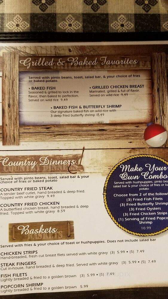 Catfish King Restaurant - Atlanta, TX menu_pic