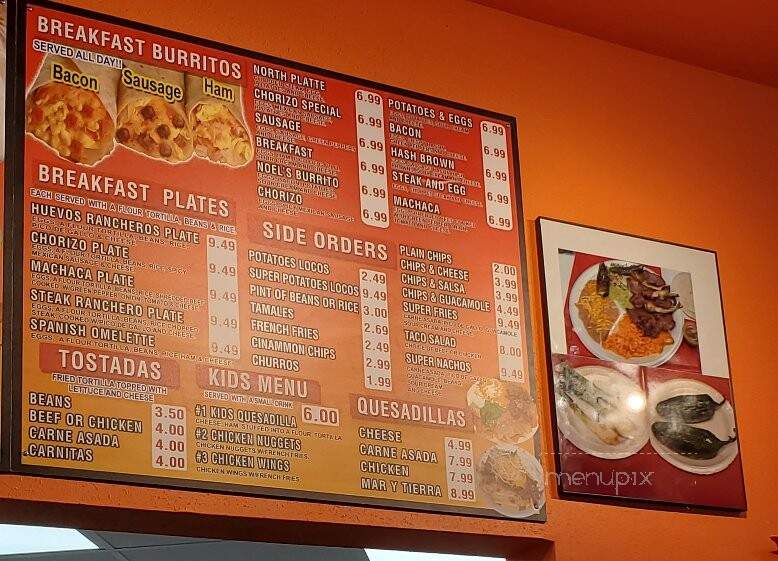 Noel's Taco Mexican Food - North Platte, NE menu_pic