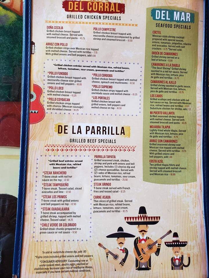 Los Primos - Harriman, TN menu_pic