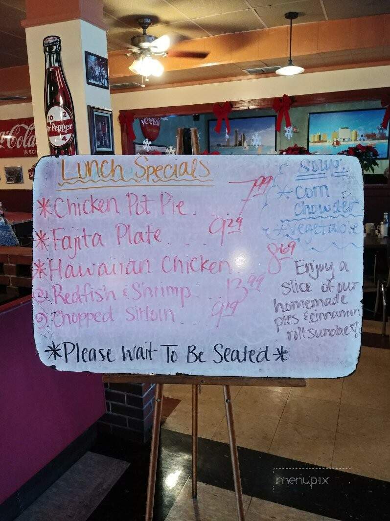 Town & Country Restaurant - Corpus Christi, TX menu_pic