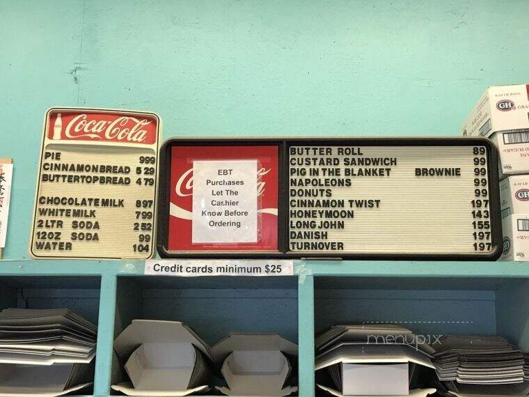 Mike's Bake Shop - Waianae, HI menu_pic