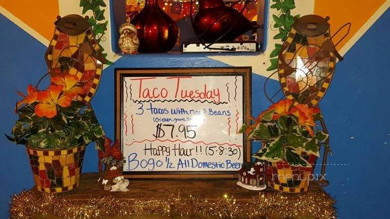 El Sombrero Restaurant - Jerome, ID menu_pic