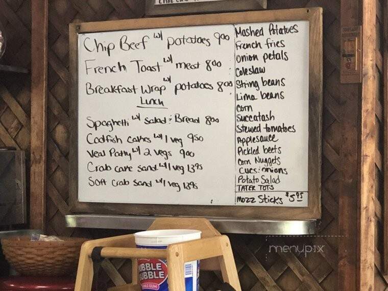 Cindy's Eastside Kitchen - Cambridge, MD menu_pic