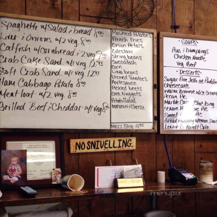 Cindy's Eastside Kitchen - Cambridge, MD menu_pic