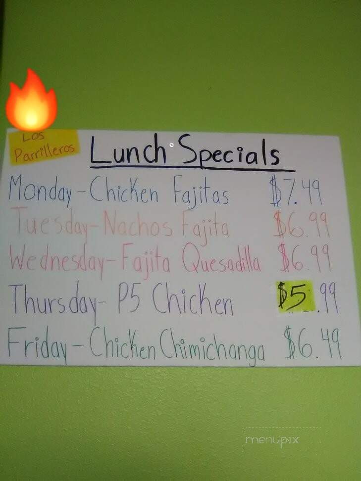 Los Parilleros - Hazlehurst, MS menu_pic