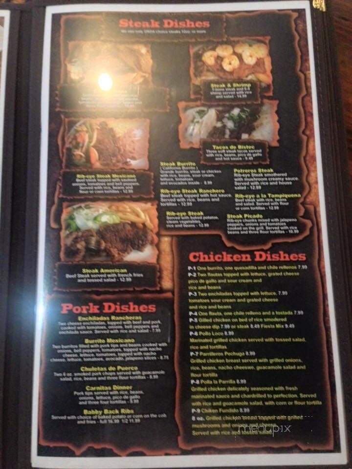 Los Parilleros - Hazlehurst, MS menu_pic