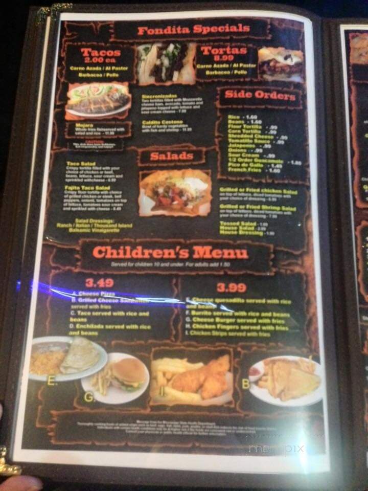Los Parilleros - Hazlehurst, MS menu_pic