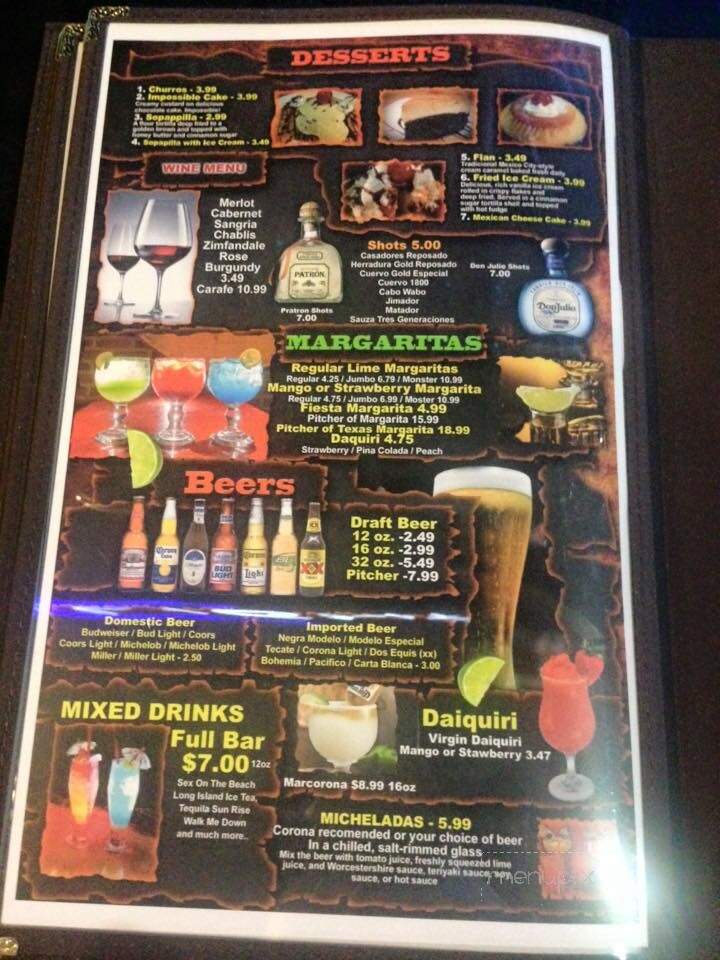 Los Parilleros - Hazlehurst, MS menu_pic