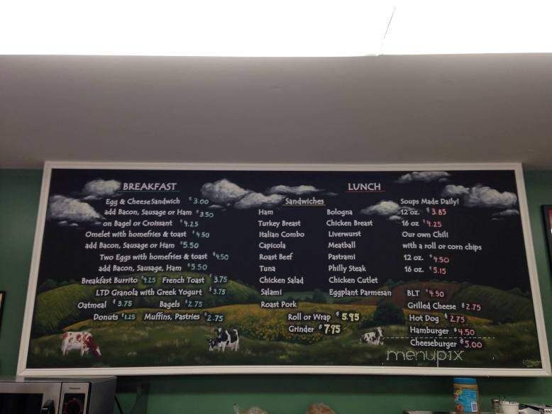 Little Town Deli - Bethlehem, CT menu_pic