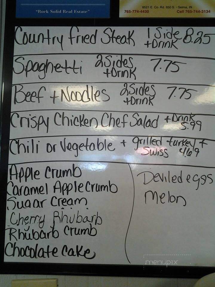 Osborn Country Kitchen - Yorktown, IN menu_pic