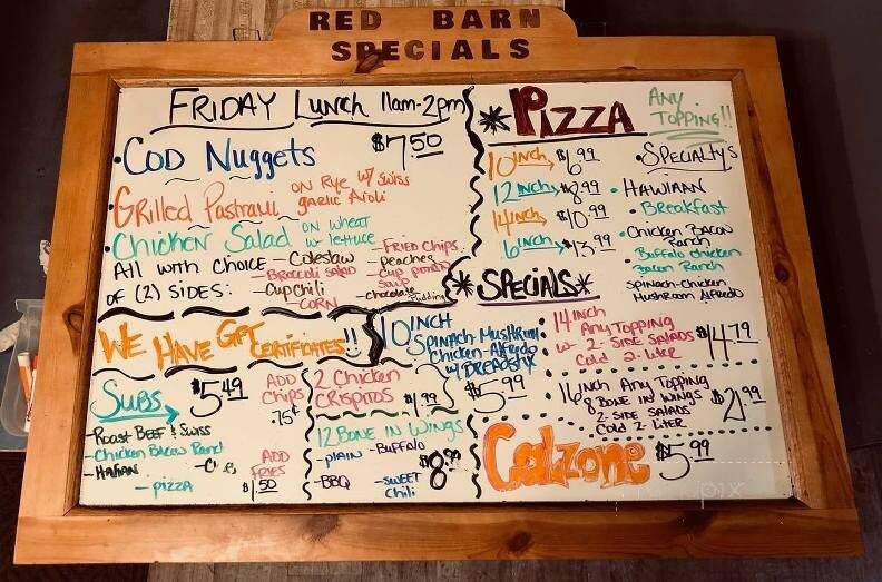 Red Barn Cafe - Caldwell, KS menu_pic