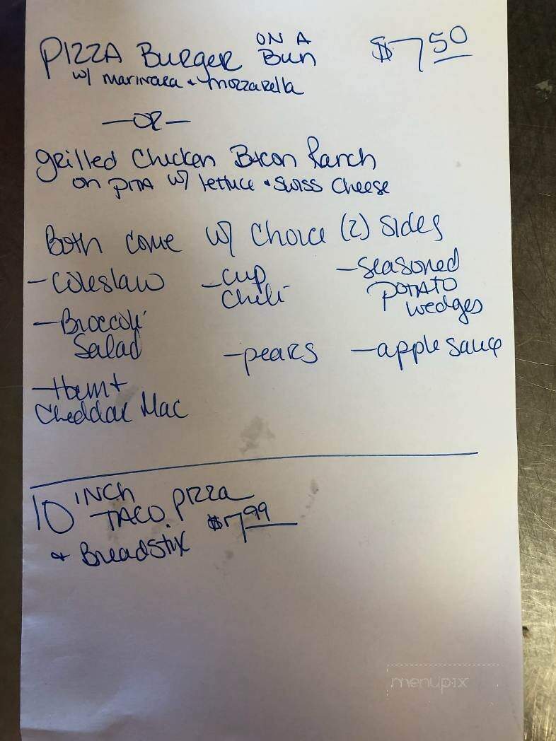 Red Barn Cafe - Caldwell, KS menu_pic
