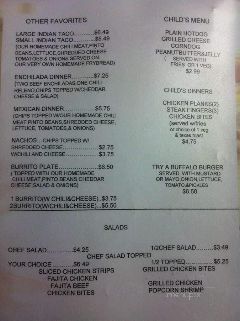 Ann's Country Kitchen - Lawton, OK menu_pic