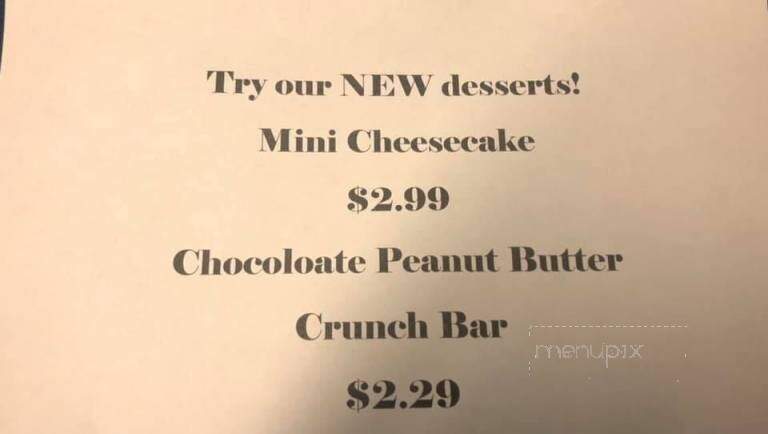 Blue Circle - Bristol, TN menu_pic