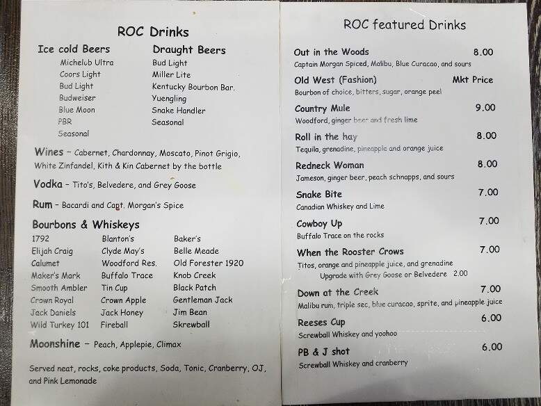 Raised On Country Burgers And Grill - Tuscaloosa, AL menu_pic