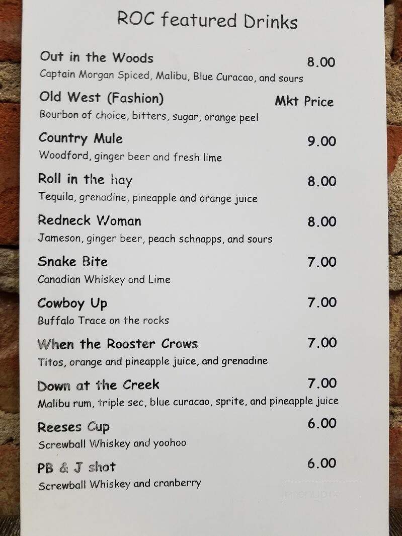 Raised On Country Burgers And Grill - Tuscaloosa, AL menu_pic