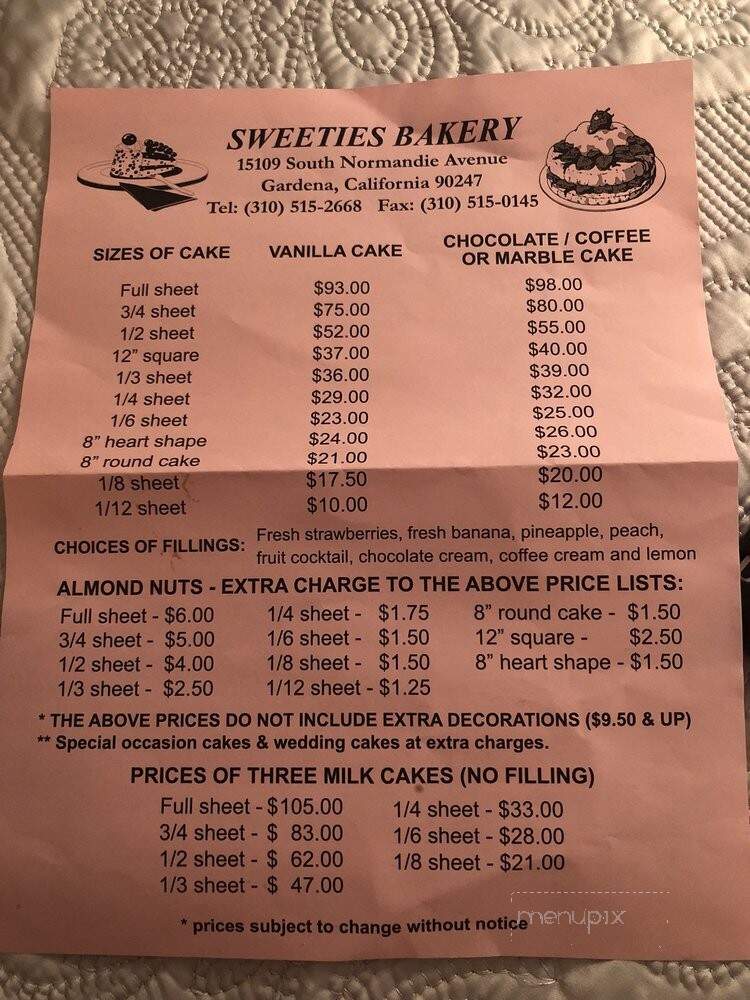 Sweeties Bakery - Gardena, CA