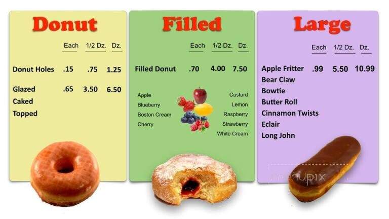 US Donuts - Martin, TN menu_pic