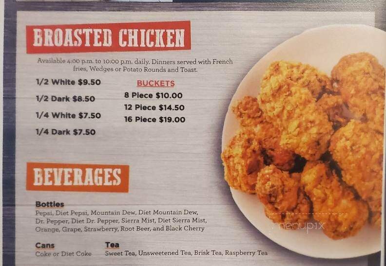 Outlaws Bar & Grill - Springfield, MN menu_pic