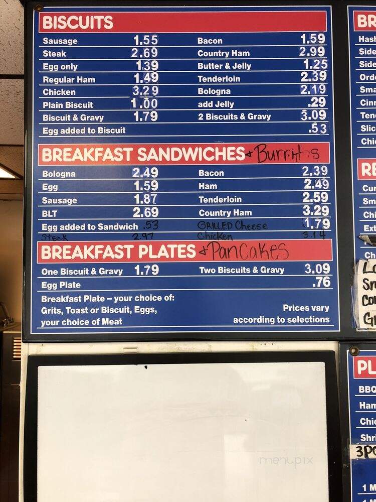 K C's Corner Restaurant - Fairmount, GA menu_pic
