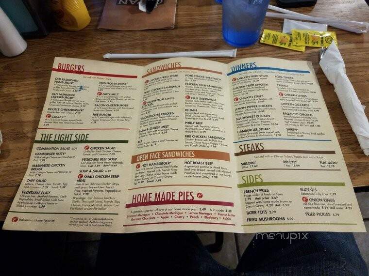 Copan Restaurant - Copan, OK menu_pic