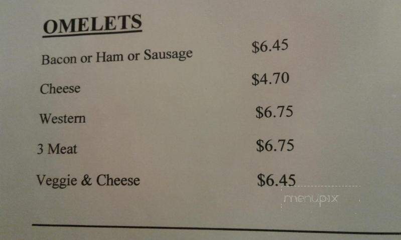 Edith's Route 60 Diner - Amherst, VA menu_pic