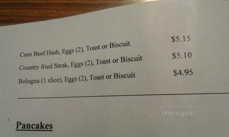 Edith's Route 60 Diner - Amherst, VA menu_pic