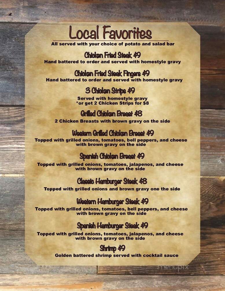 JW's - Waurika, OK menu_pic