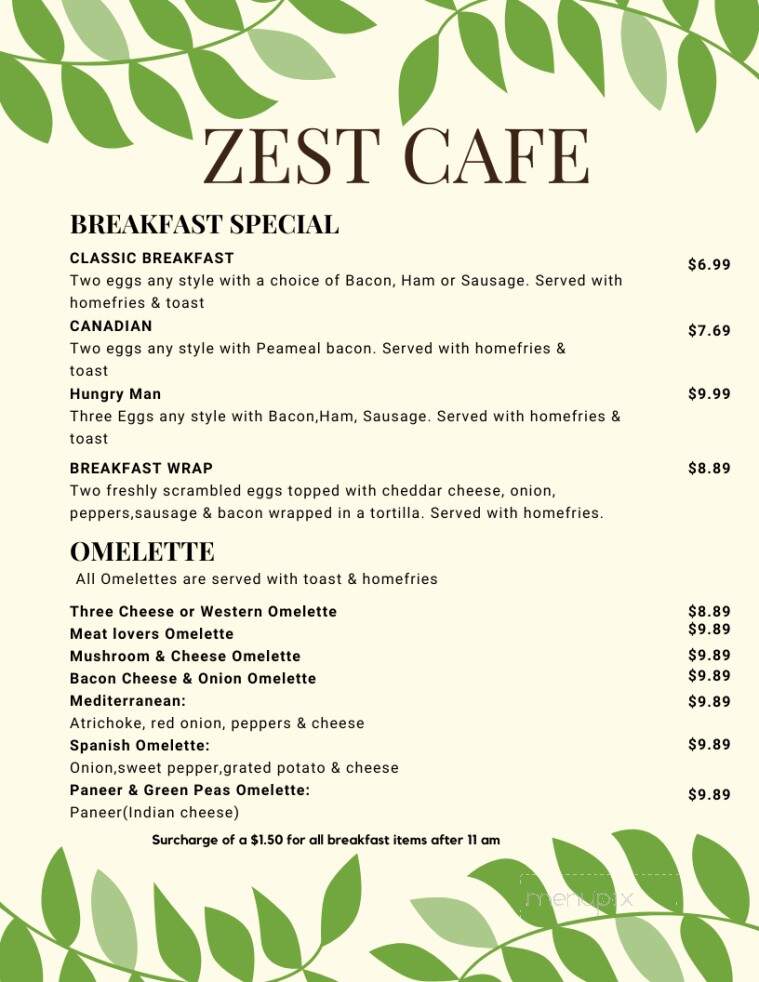 Zest Cafe - Guelph, ON