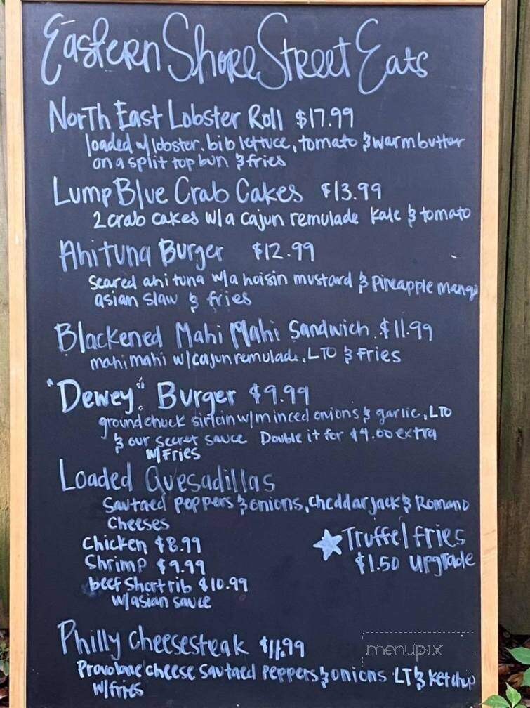 Eastern Shore Street Eats - Daphne, AL menu_pic