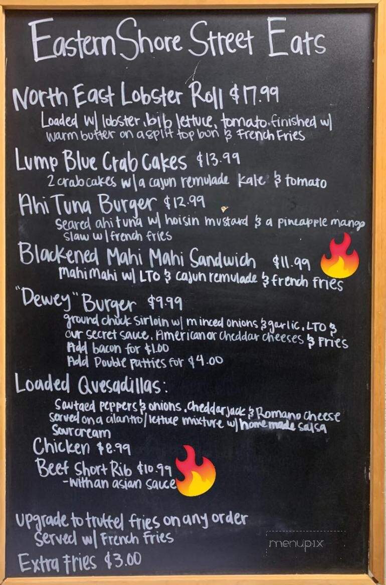 Eastern Shore Street Eats - Daphne, AL menu_pic