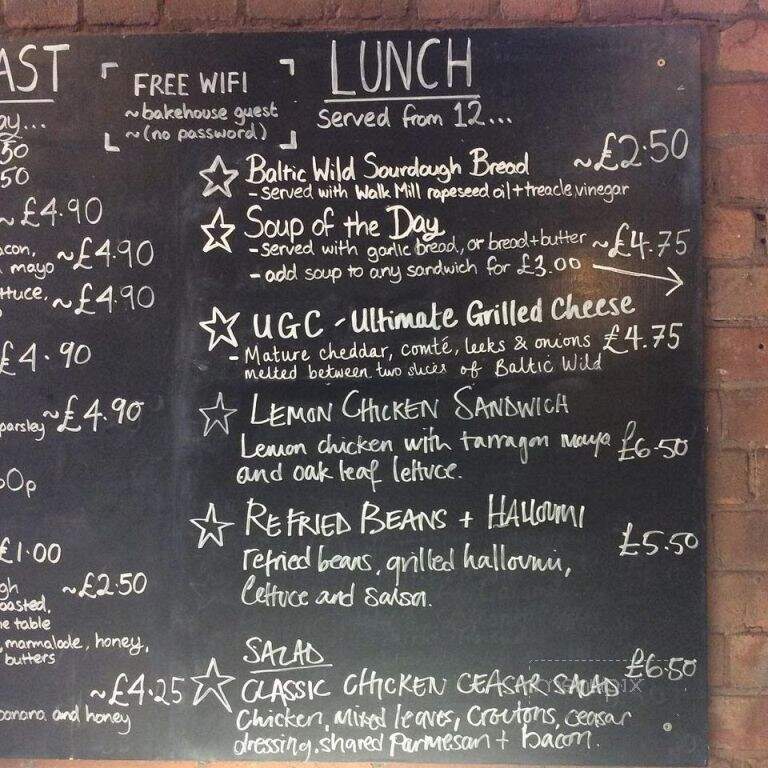 Baltic Bakery - Philadelphia, PA menu_pic