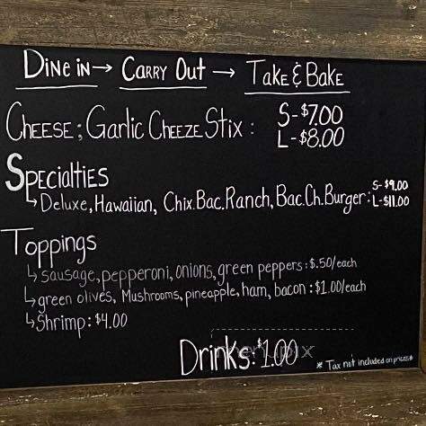 Vinger's Pizza House - Darlington, WI menu_pic