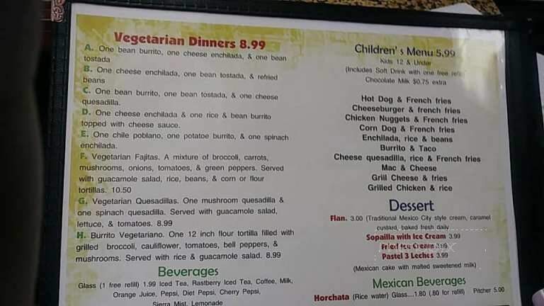 Fridas Cocina Mexicana - Bartlesville, OK menu_pic